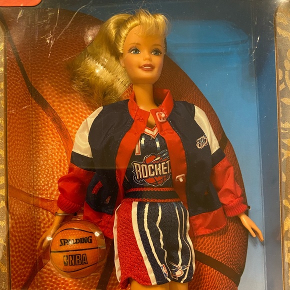 1998 NIB NBA Houston Rockets Barbie - Picture 2 of 4